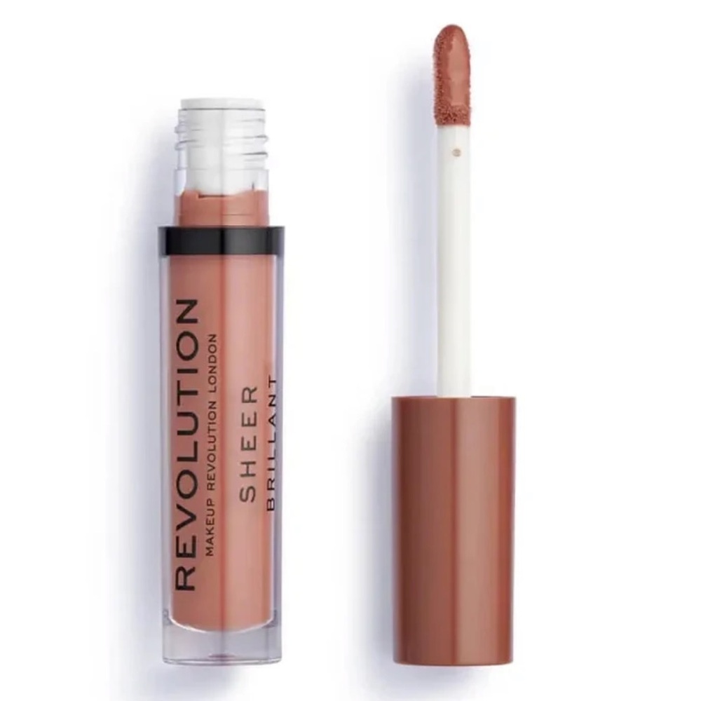 💎 MAKEUP REVOLUTION SHEER BRILLIANT LIQUID LIPSTICK SHEER 123 BRUNCH New Sealed